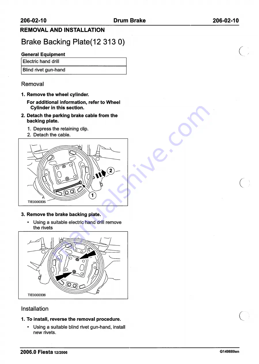 Ford 2007 WQ Fiesta Repair Manual Download Page 216