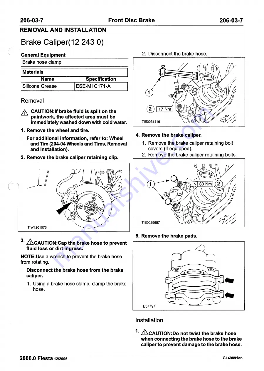 Ford 2007 WQ Fiesta Скачать руководство пользователя страница 223