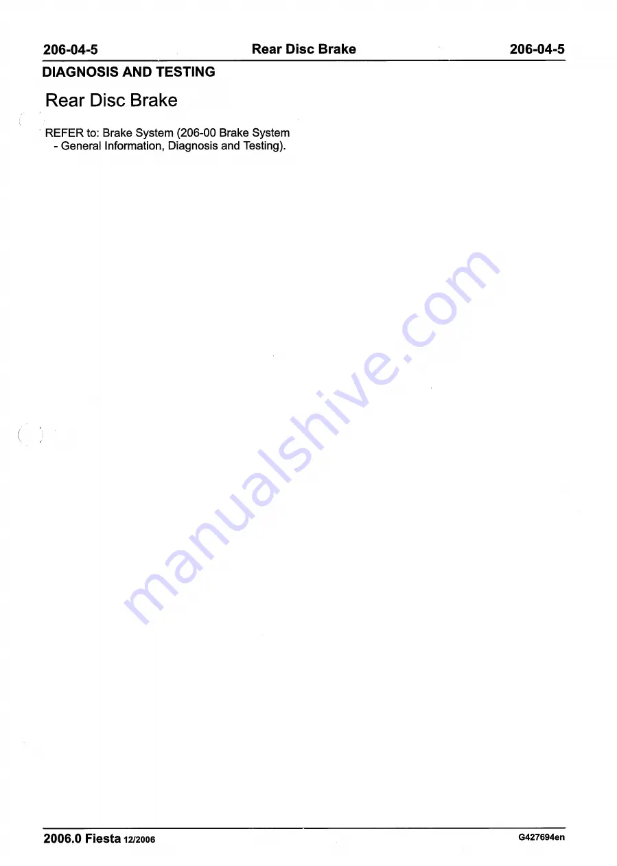 Ford 2007 WQ Fiesta Repair Manual Download Page 229