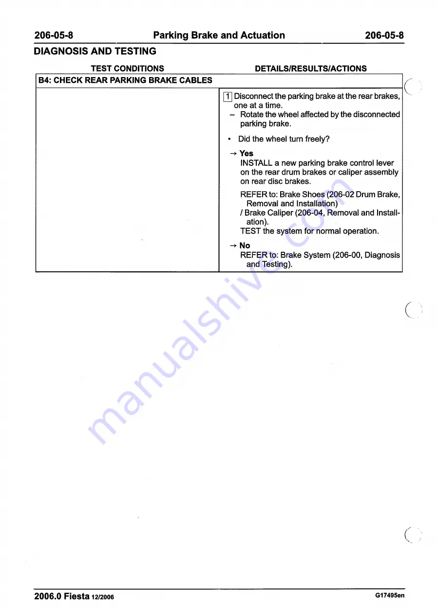 Ford 2007 WQ Fiesta Repair Manual Download Page 244