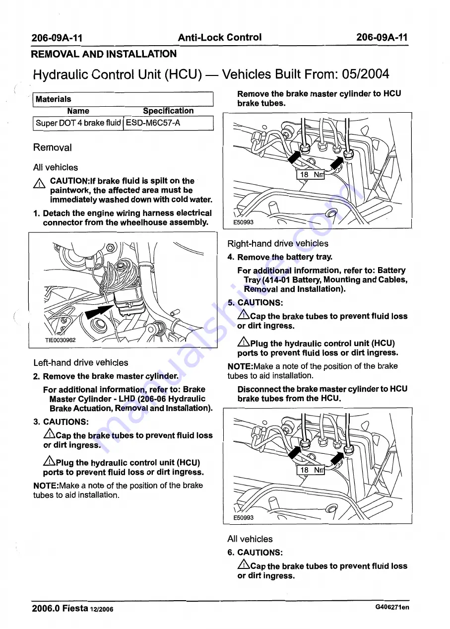 Ford 2007 WQ Fiesta Скачать руководство пользователя страница 285