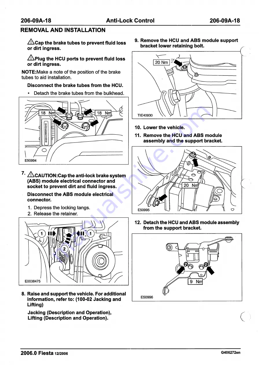 Ford 2007 WQ Fiesta Repair Manual Download Page 292