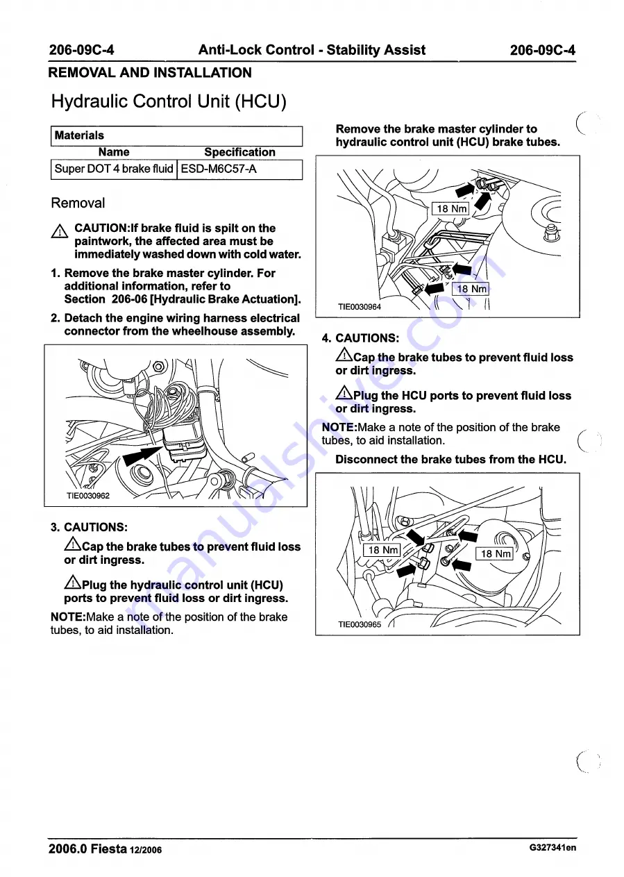 Ford 2007 WQ Fiesta Repair Manual Download Page 310