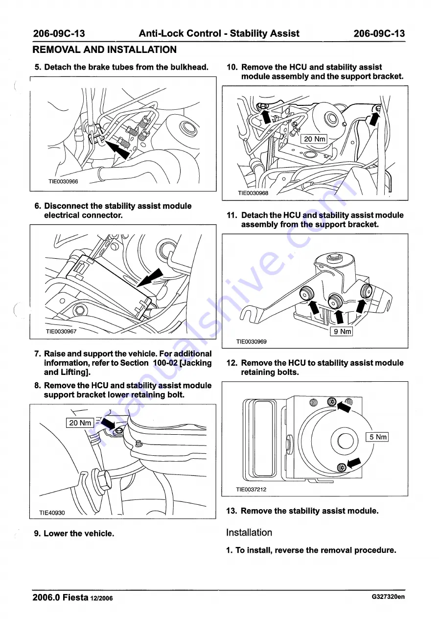 Ford 2007 WQ Fiesta Repair Manual Download Page 319