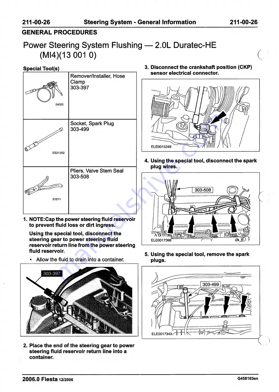 Ford 2007 WQ Fiesta Скачать руководство пользователя страница 346