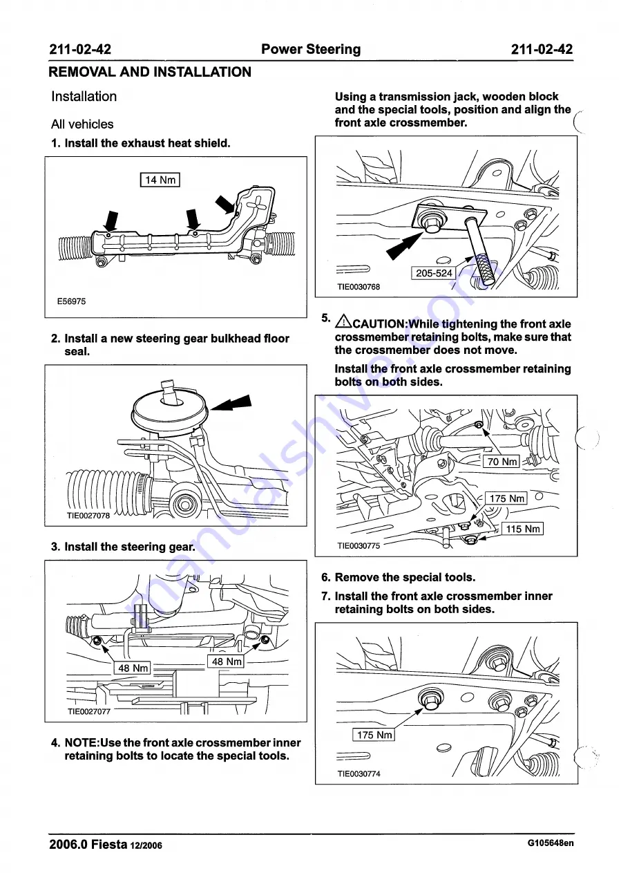 Ford 2007 WQ Fiesta Скачать руководство пользователя страница 390