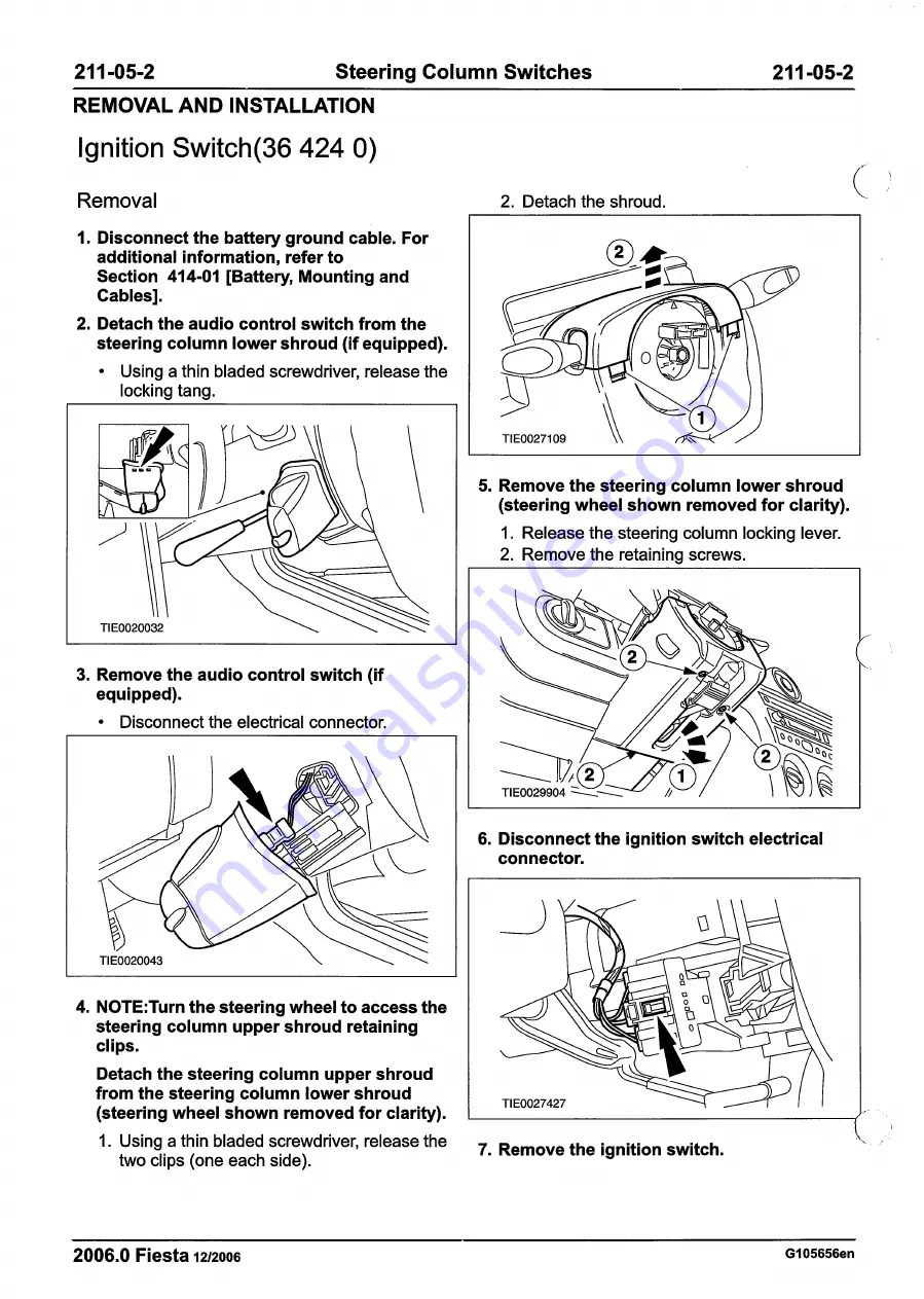 Ford 2007 WQ Fiesta Repair Manual Download Page 420