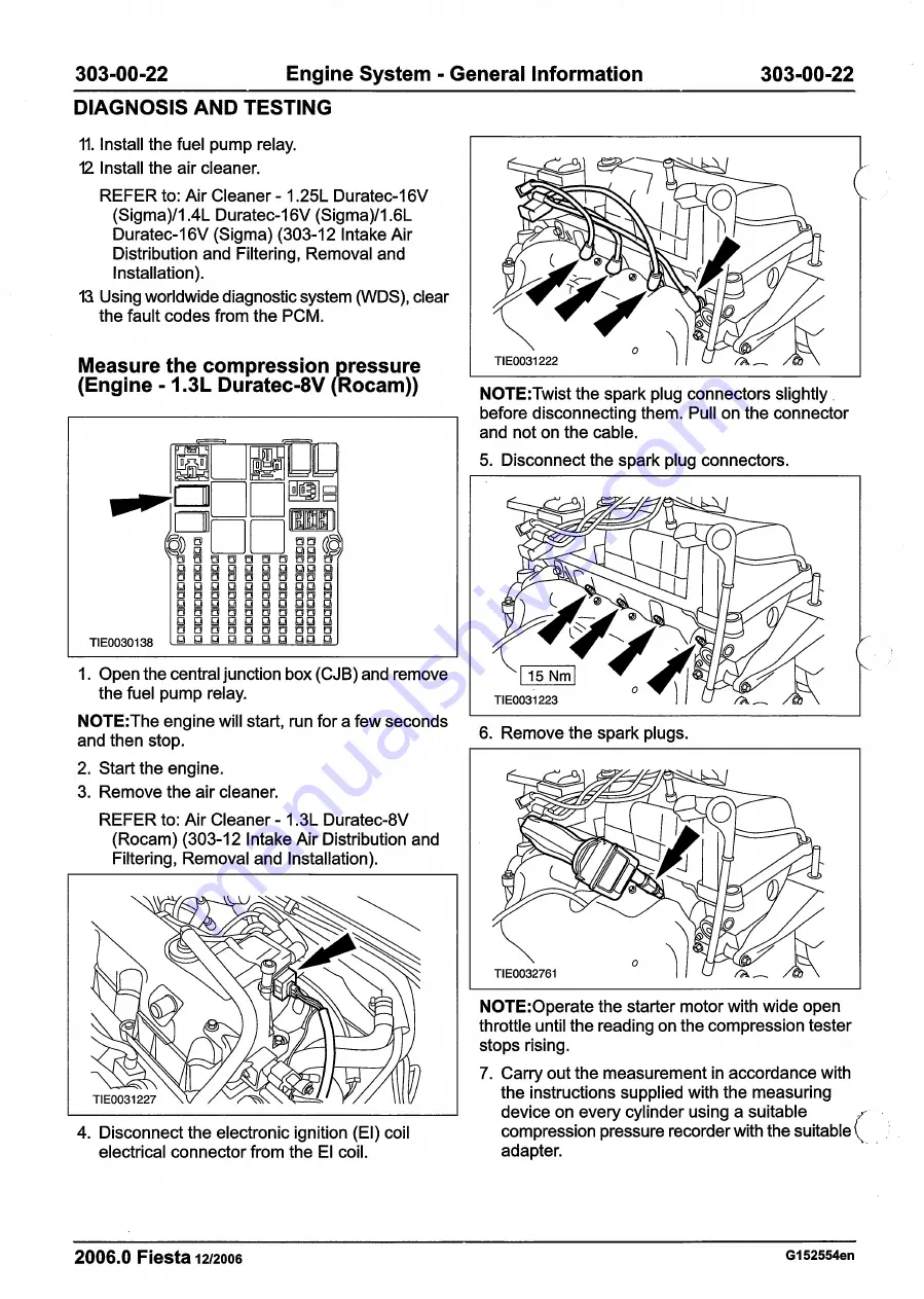 Ford 2007 WQ Fiesta Repair Manual Download Page 444