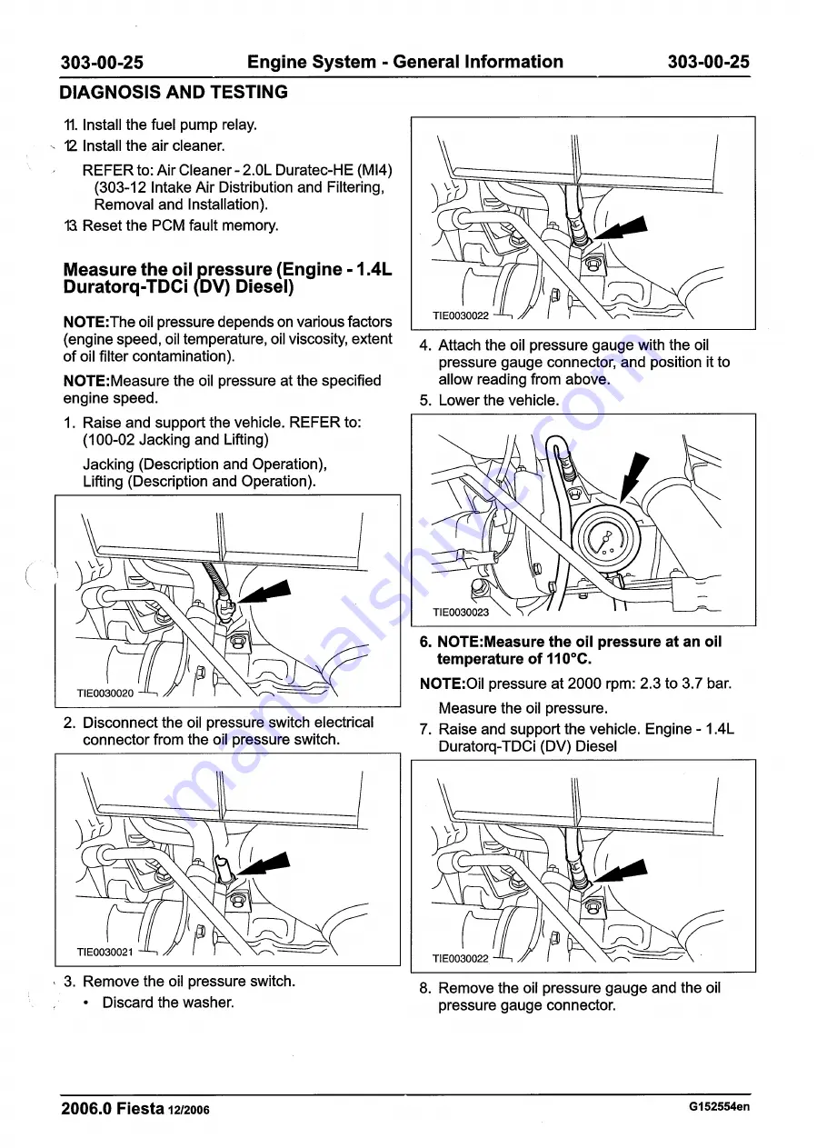 Ford 2007 WQ Fiesta Скачать руководство пользователя страница 447