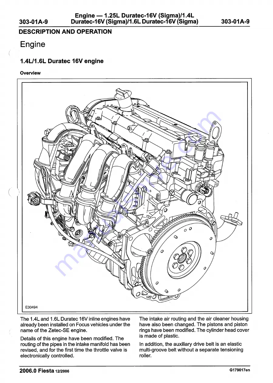 Ford 2007 WQ Fiesta Repair Manual Download Page 485