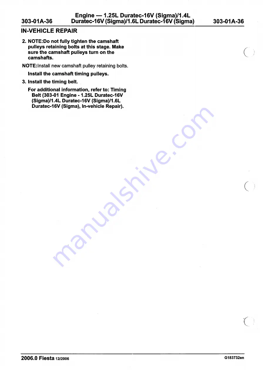 Ford 2007 WQ Fiesta Repair Manual Download Page 512