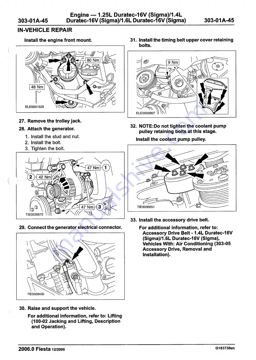 Ford 2007 WQ Fiesta Repair Manual Download Page 521