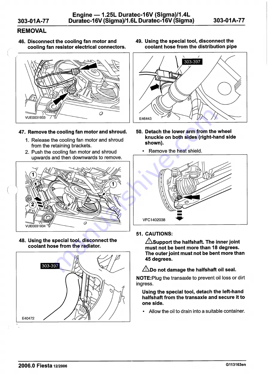 Ford 2007 WQ Fiesta Repair Manual Download Page 553