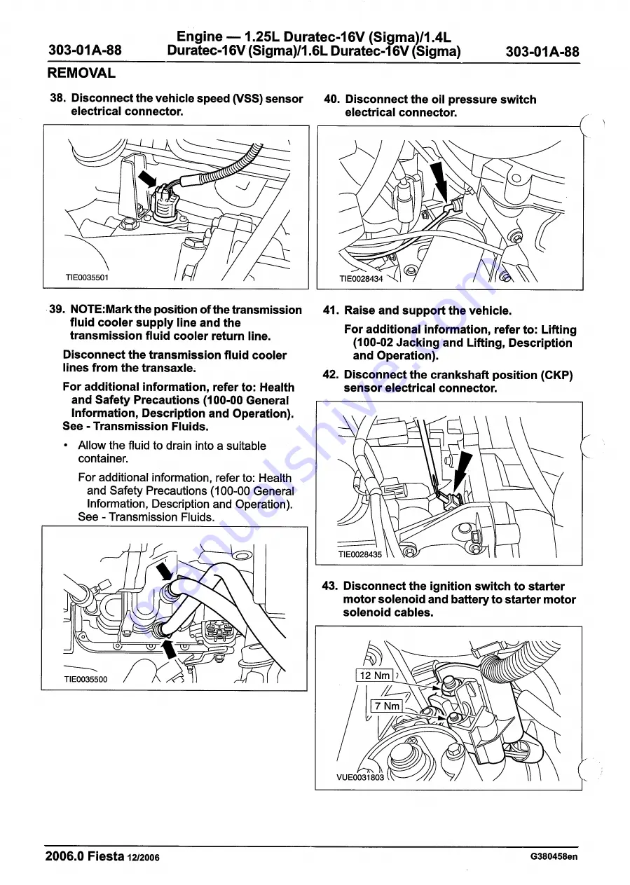 Ford 2007 WQ Fiesta Скачать руководство пользователя страница 564