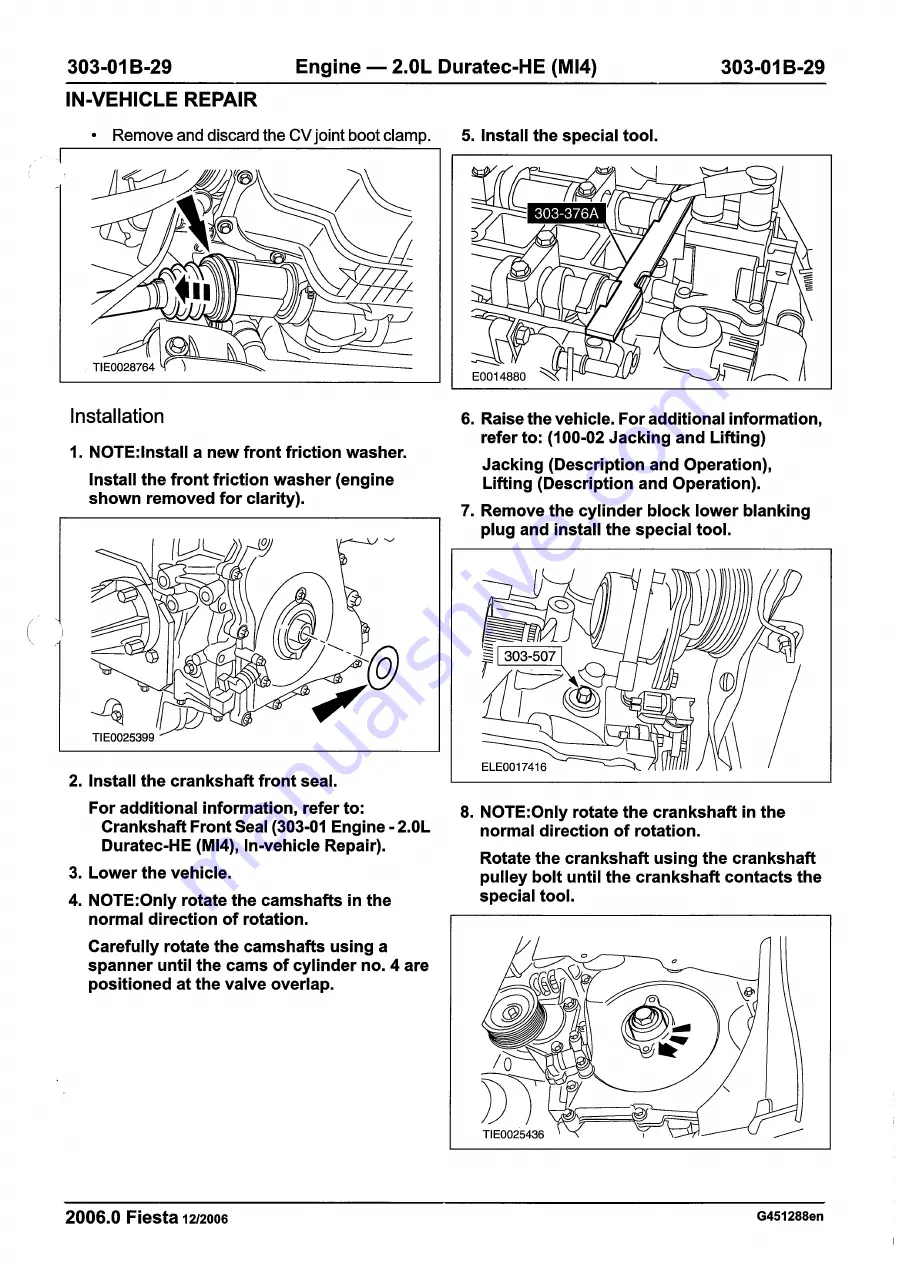 Ford 2007 WQ Fiesta Скачать руководство пользователя страница 651