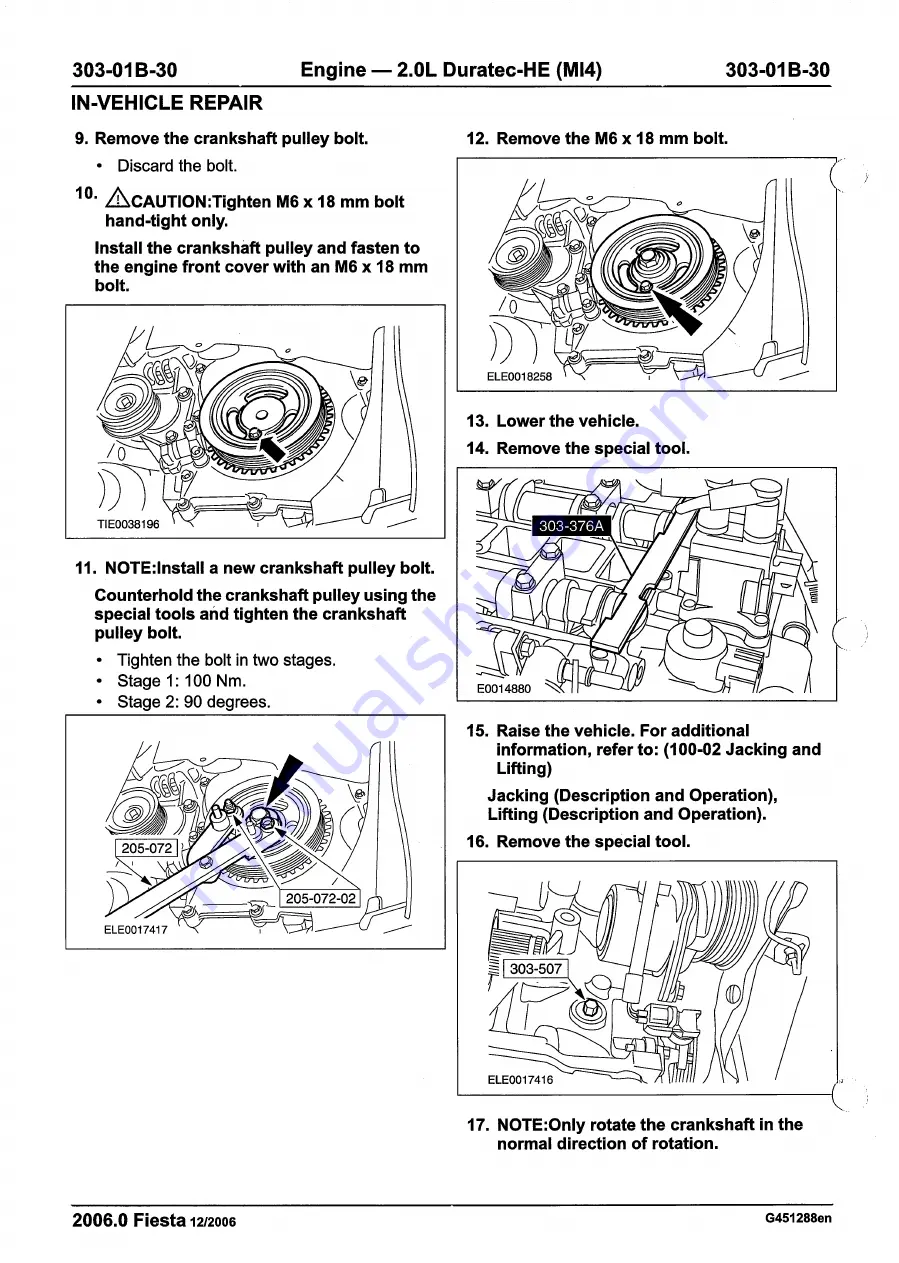 Ford 2007 WQ Fiesta Скачать руководство пользователя страница 652