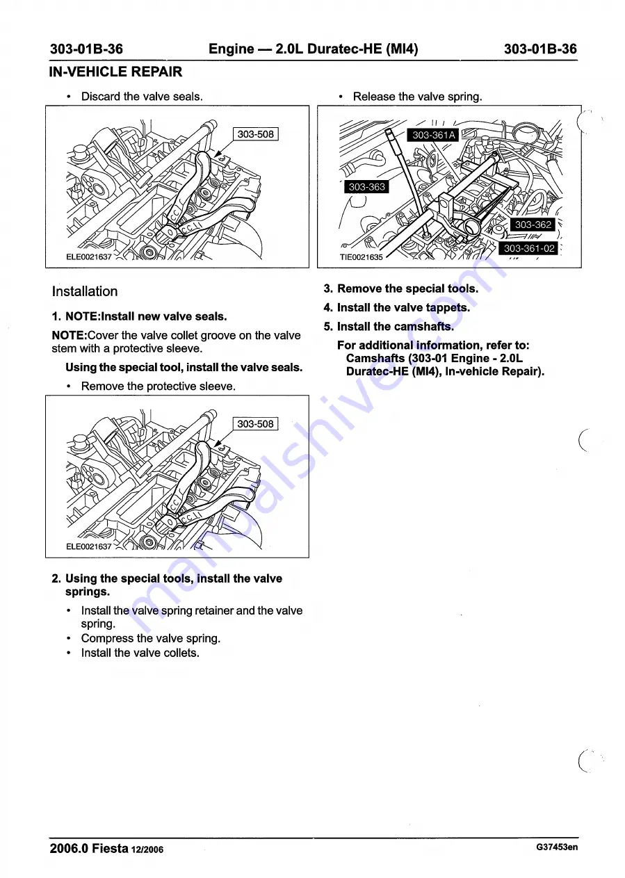 Ford 2007 WQ Fiesta Скачать руководство пользователя страница 658