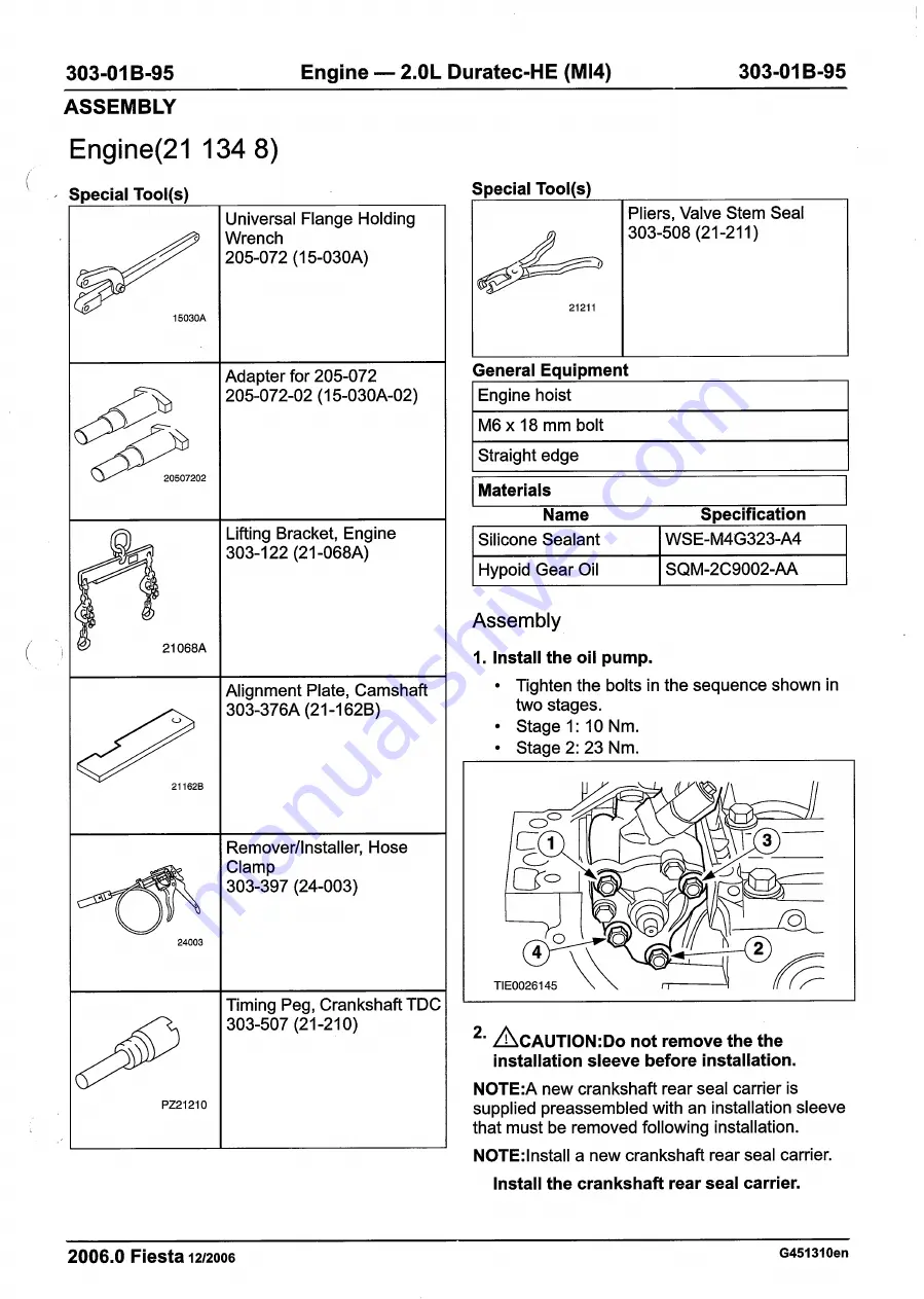 Ford 2007 WQ Fiesta Скачать руководство пользователя страница 717