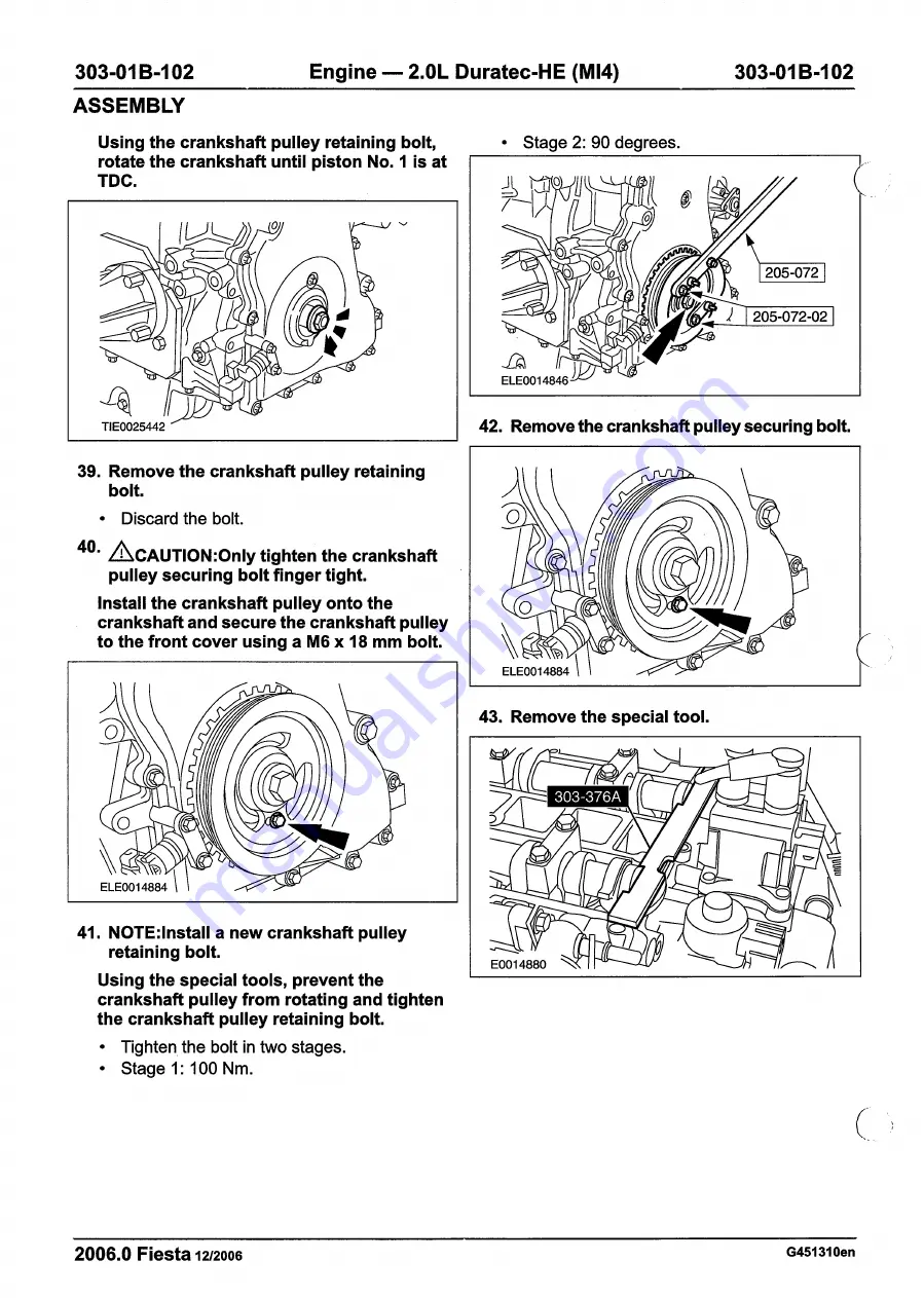 Ford 2007 WQ Fiesta Скачать руководство пользователя страница 724