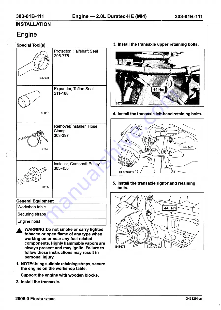 Ford 2007 WQ Fiesta Repair Manual Download Page 733