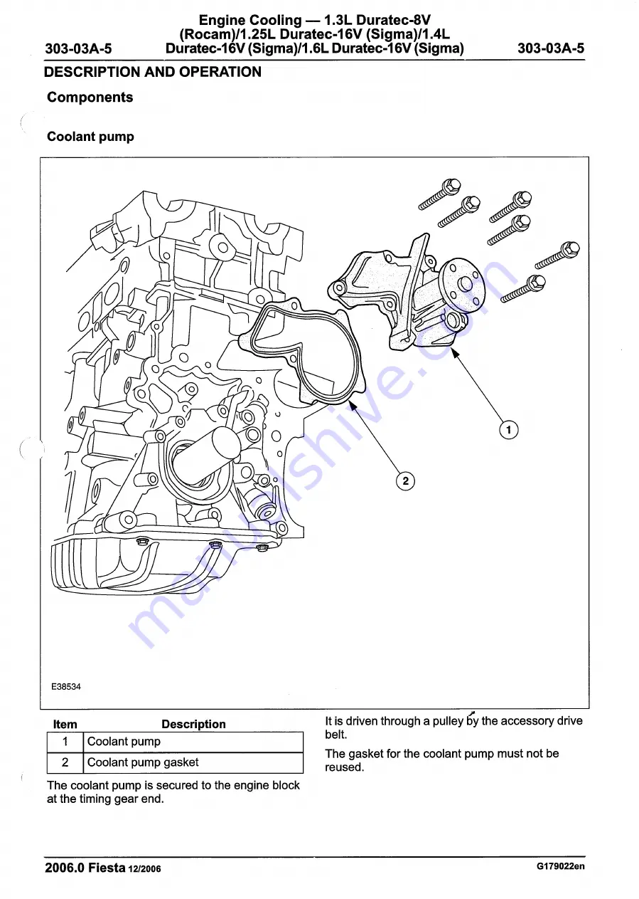 Ford 2007 WQ Fiesta Repair Manual Download Page 747