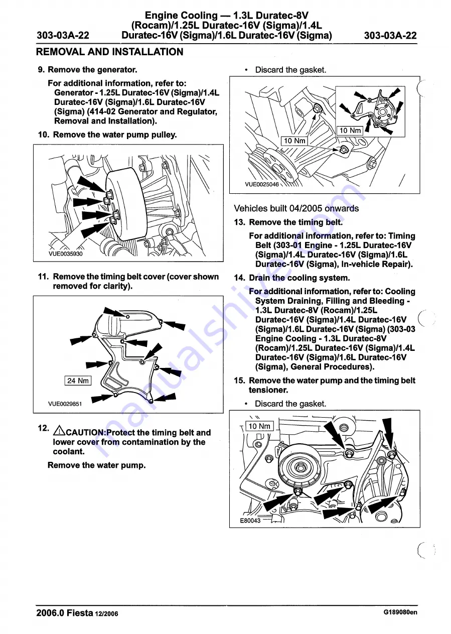 Ford 2007 WQ Fiesta Repair Manual Download Page 764