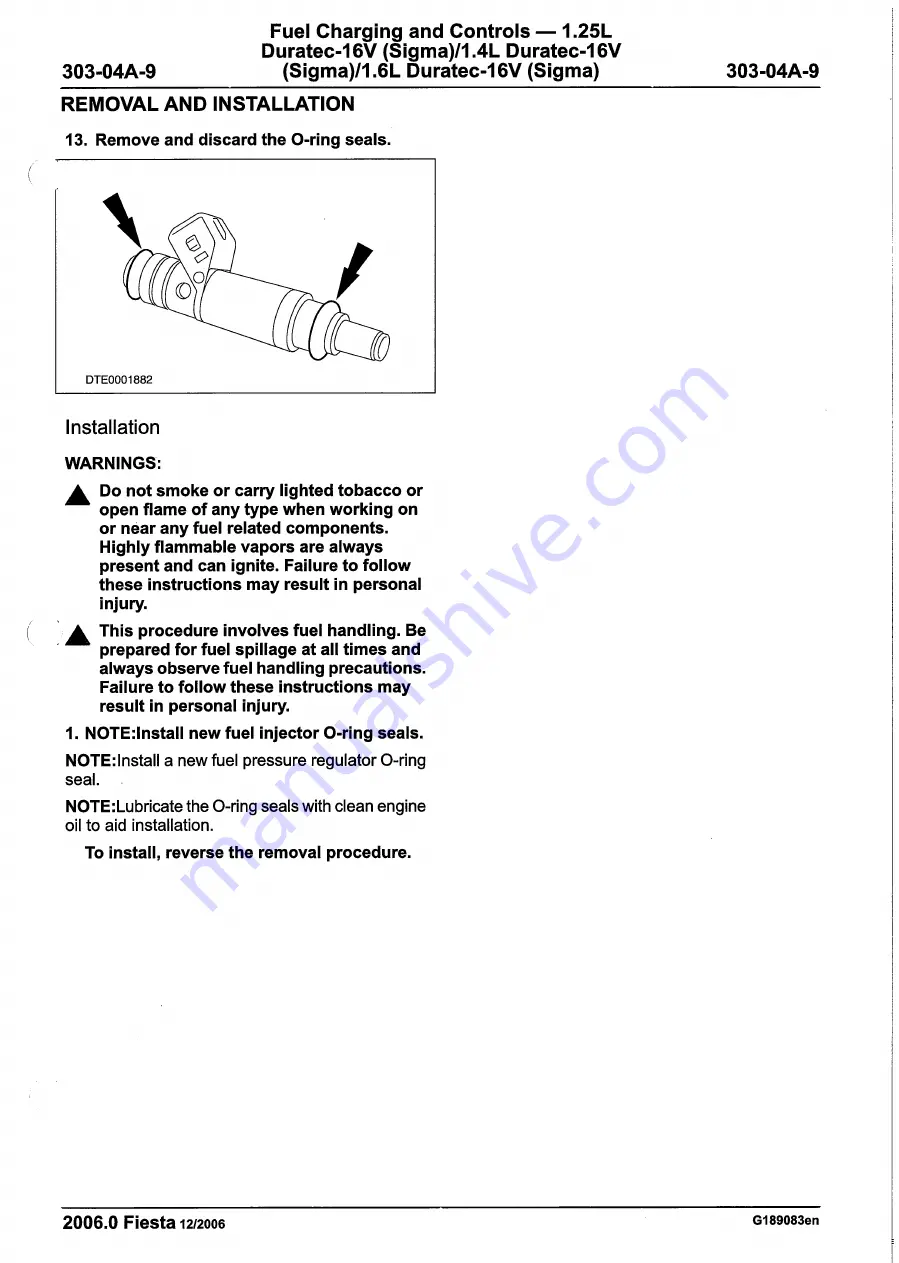 Ford 2007 WQ Fiesta Repair Manual Download Page 807