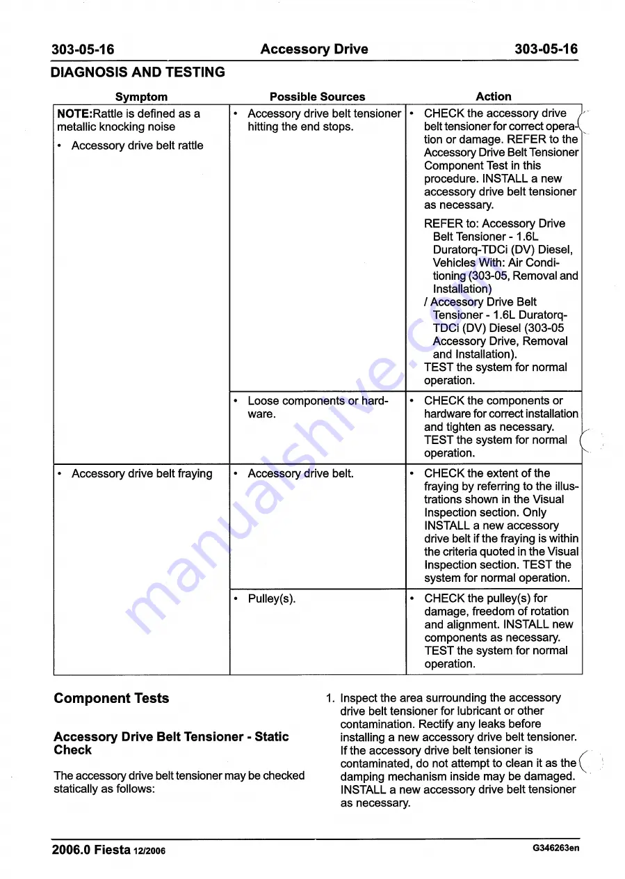 Ford 2007 WQ Fiesta Repair Manual Download Page 854