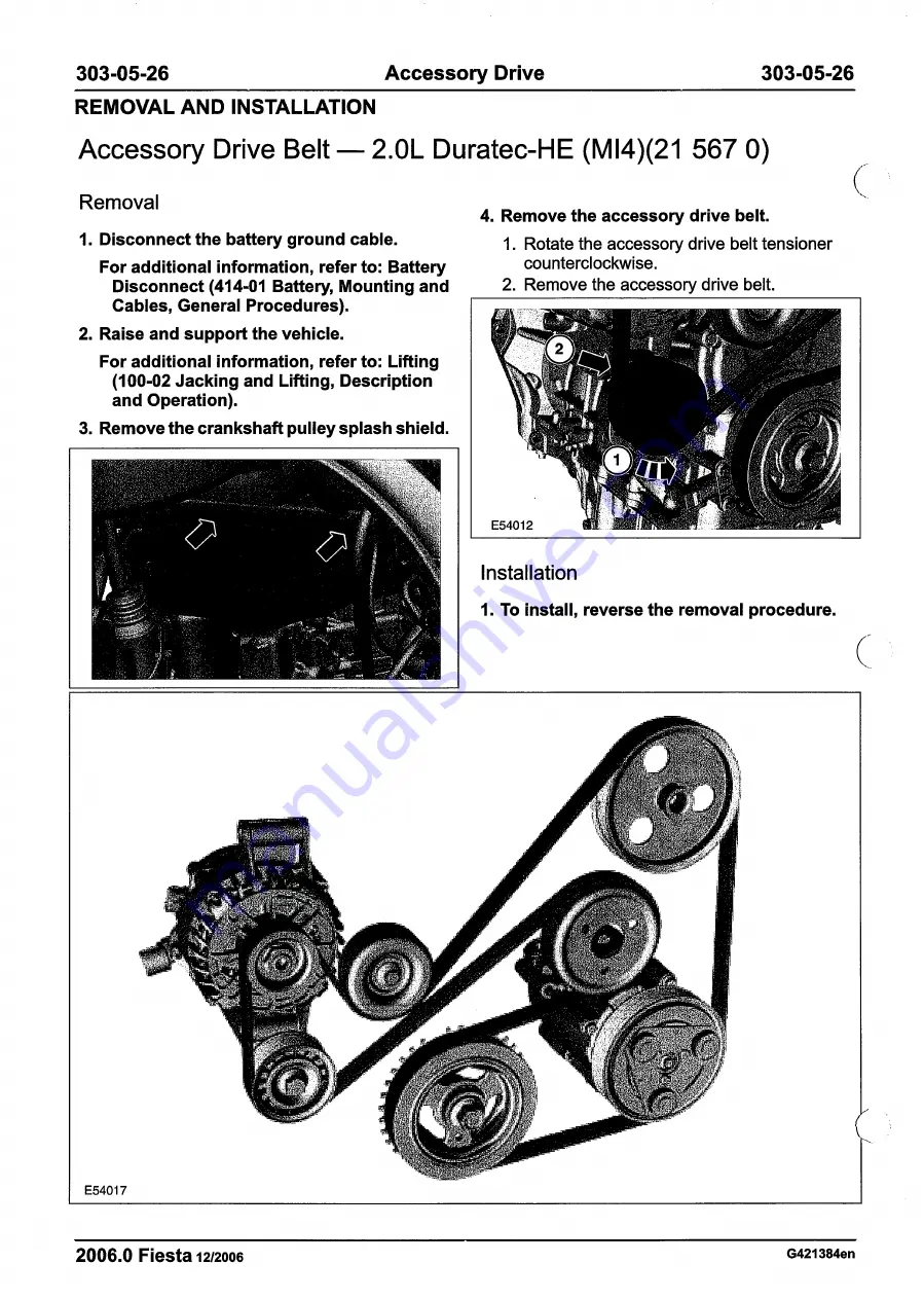 Ford 2007 WQ Fiesta Repair Manual Download Page 864