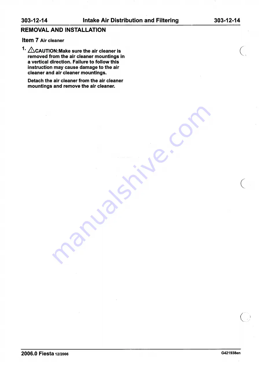 Ford 2007 WQ Fiesta Repair Manual Download Page 918