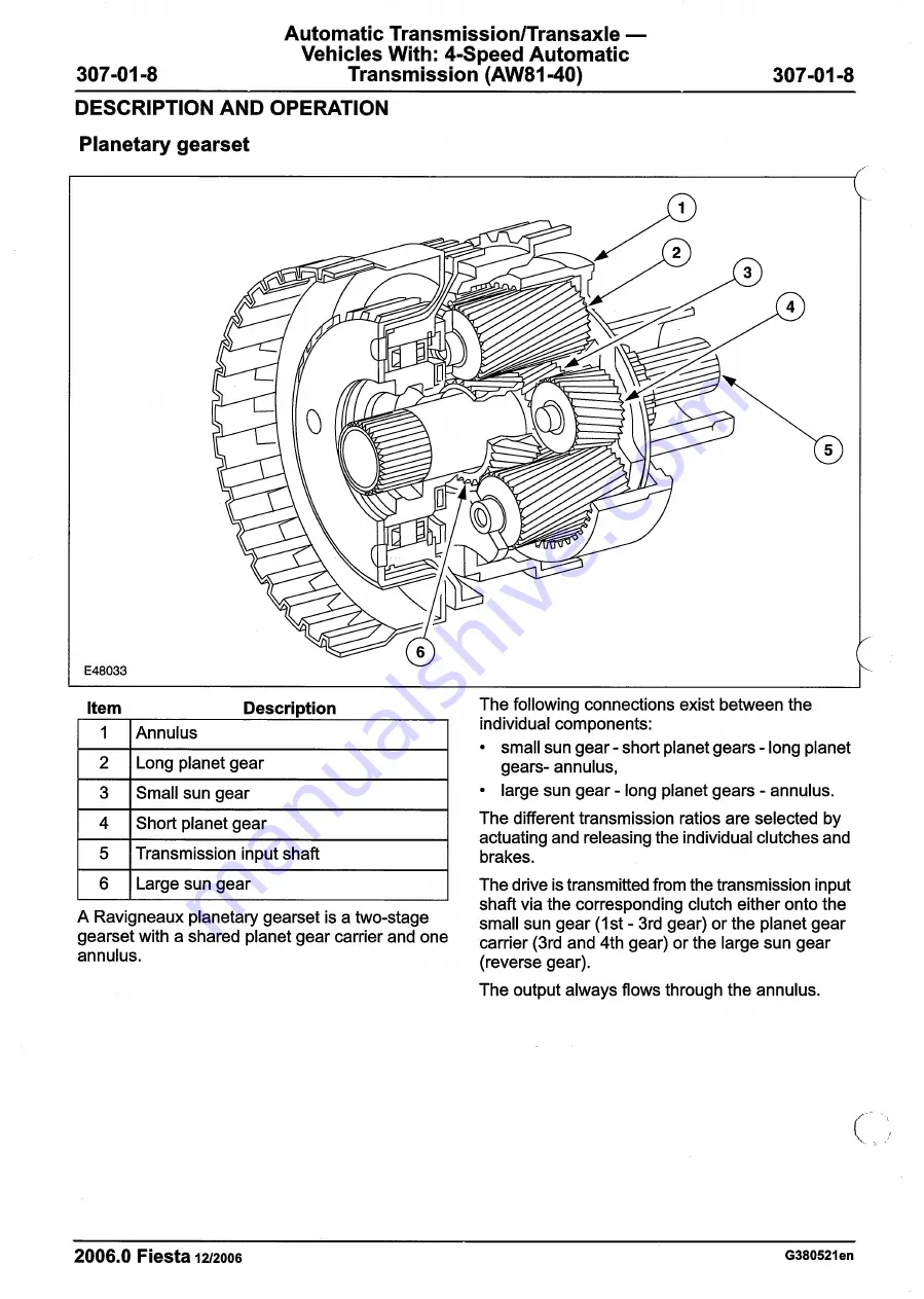 Ford 2007 WQ Fiesta Repair Manual Download Page 968