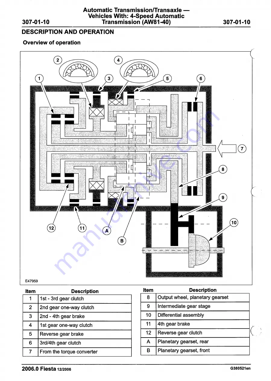 Ford 2007 WQ Fiesta Repair Manual Download Page 970