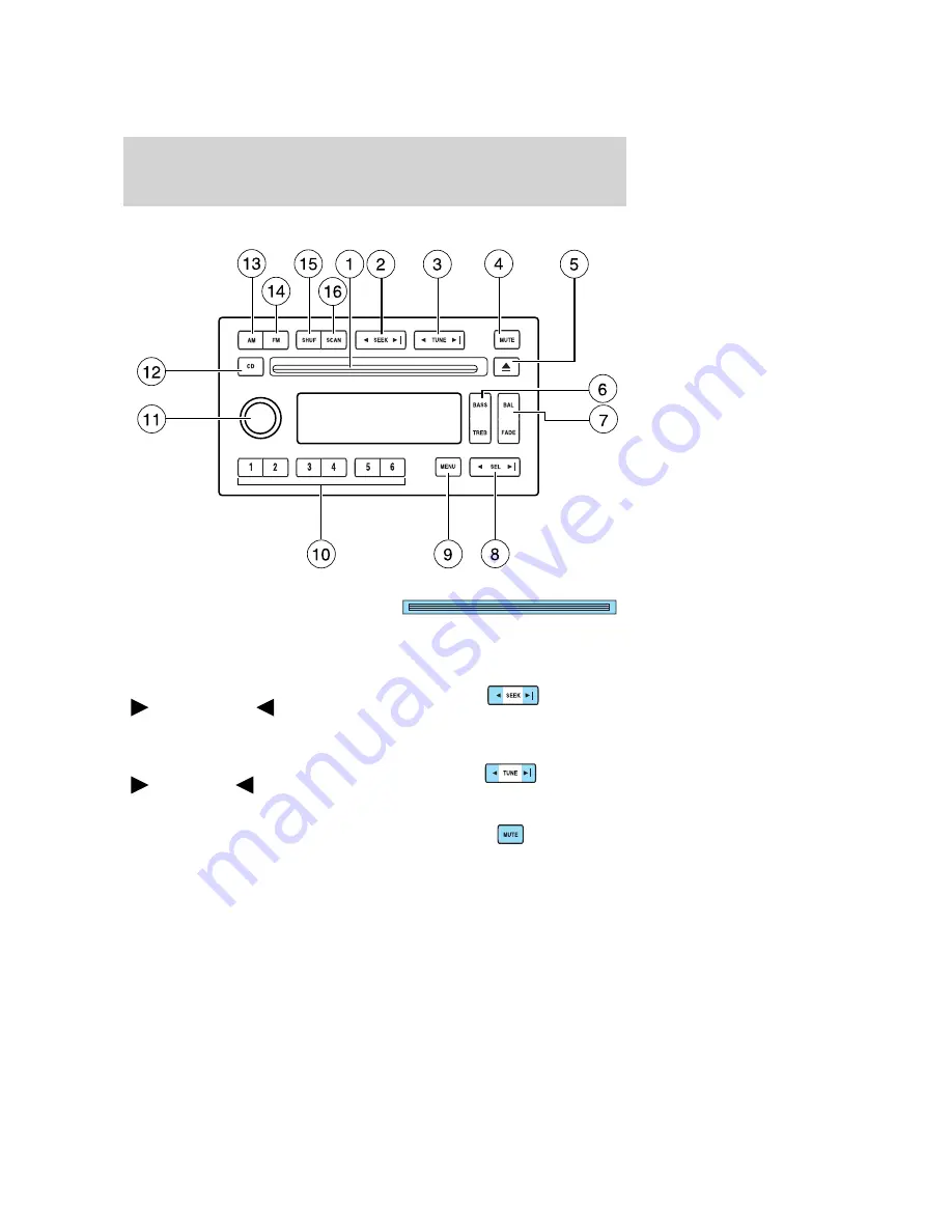 Ford 207 Crown Victoria Owner'S Manual Download Page 20