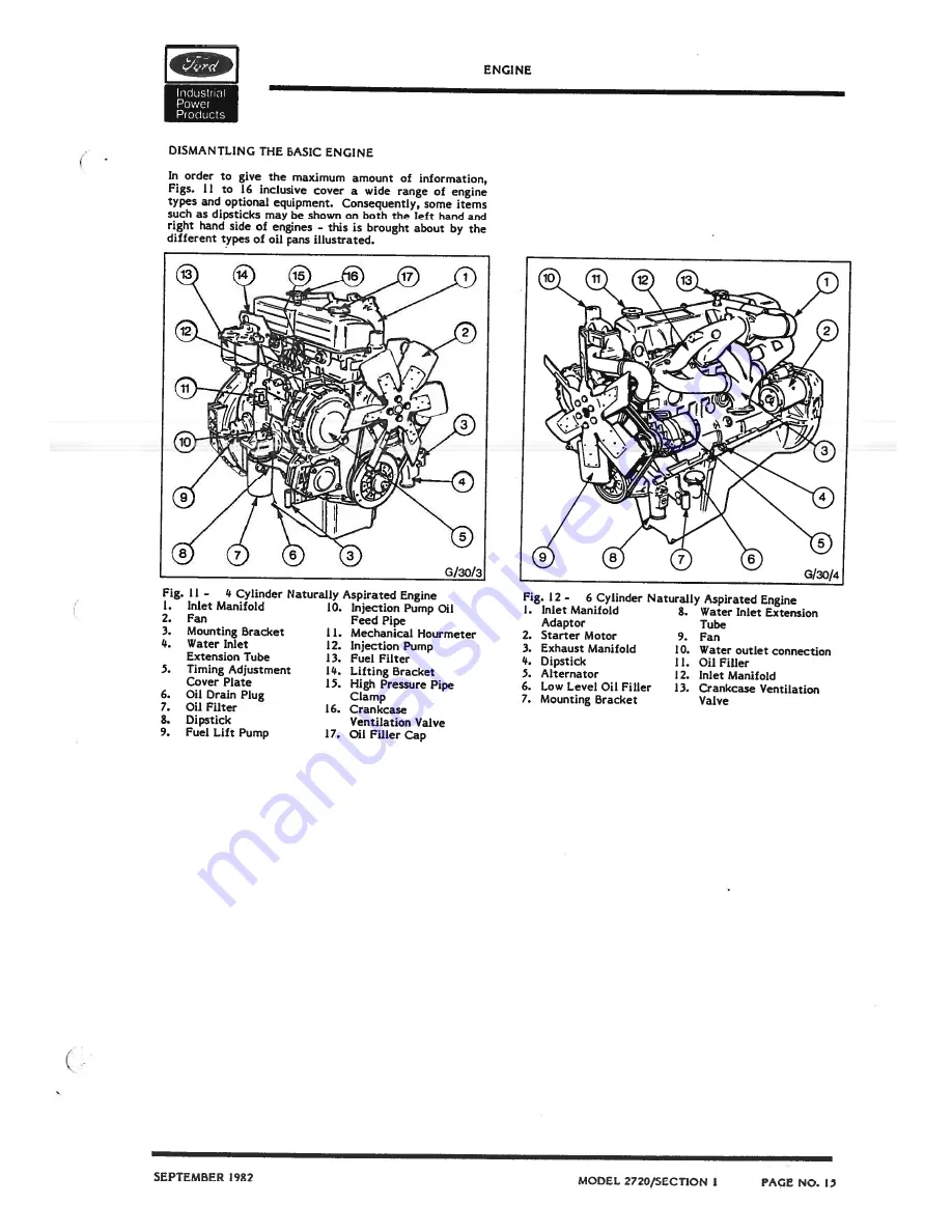 Ford 2720 Service Manual Download Page 17