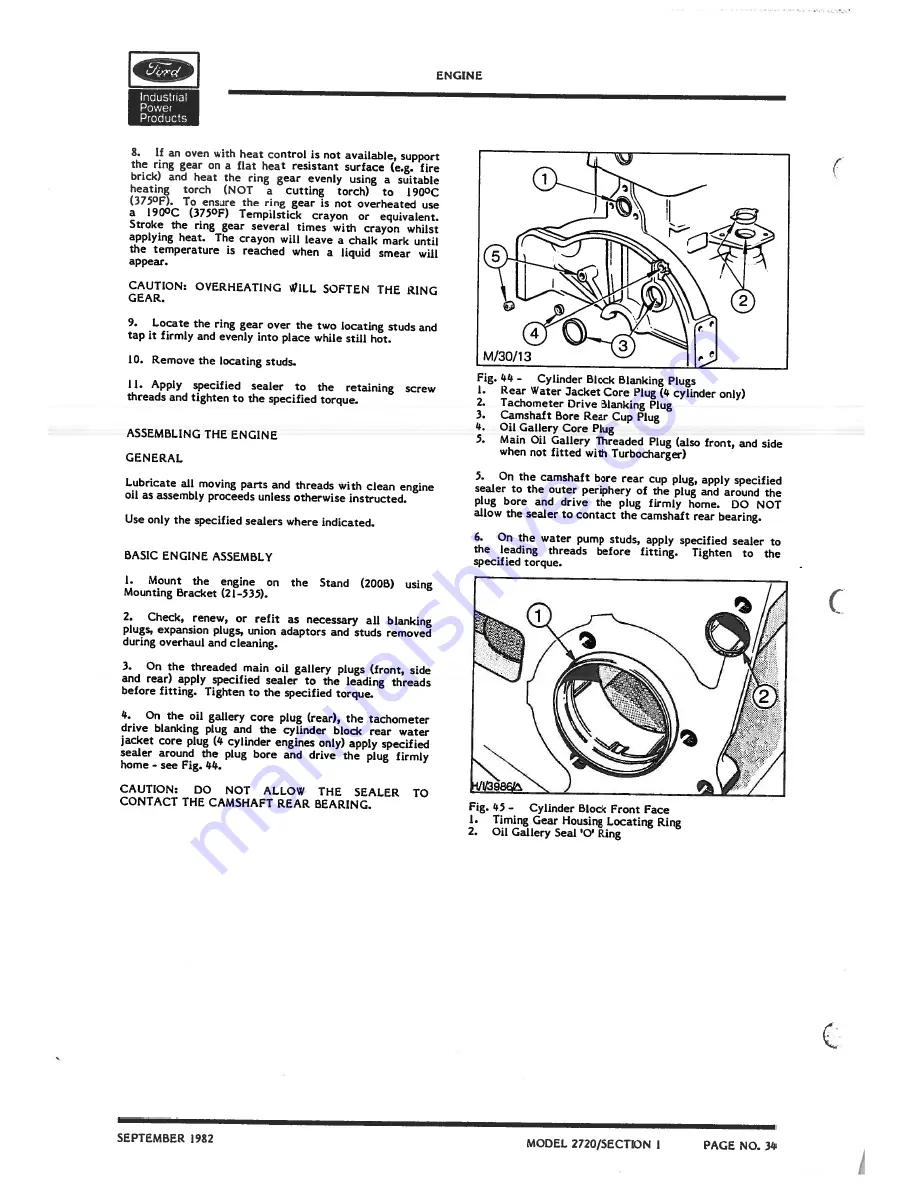 Ford 2720 Service Manual Download Page 36