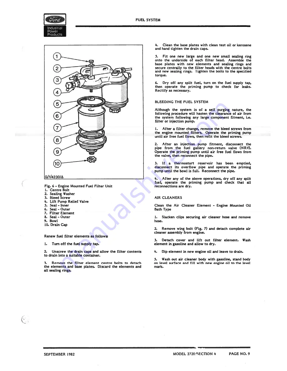 Ford 2720 Service Manual Download Page 77