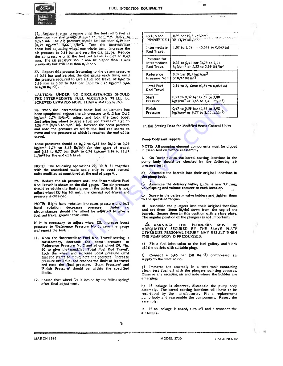 Ford 2722 Service Manual Download Page 45