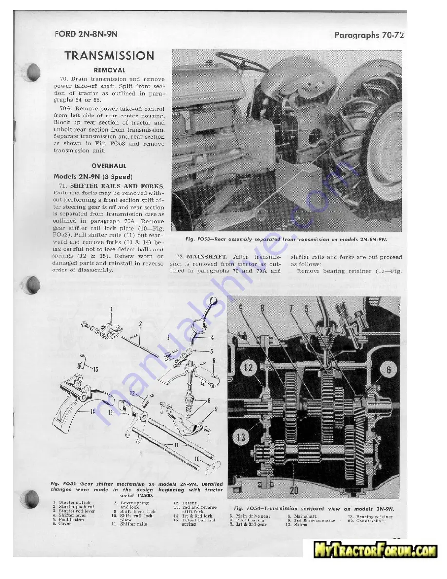 Ford 2N-2NAN Shop Manual Download Page 24