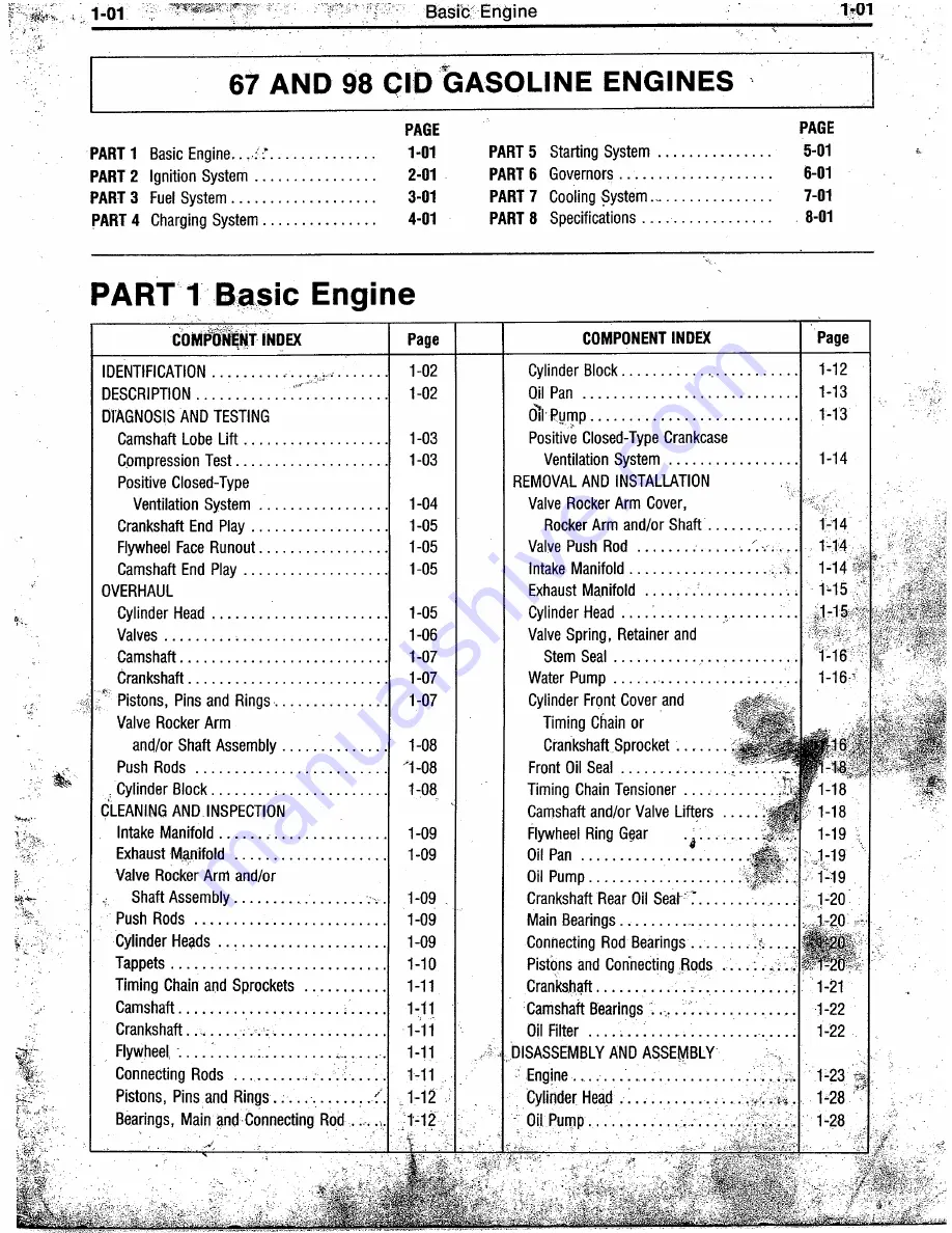 Ford 67 CID Shop Manual Download Page 3