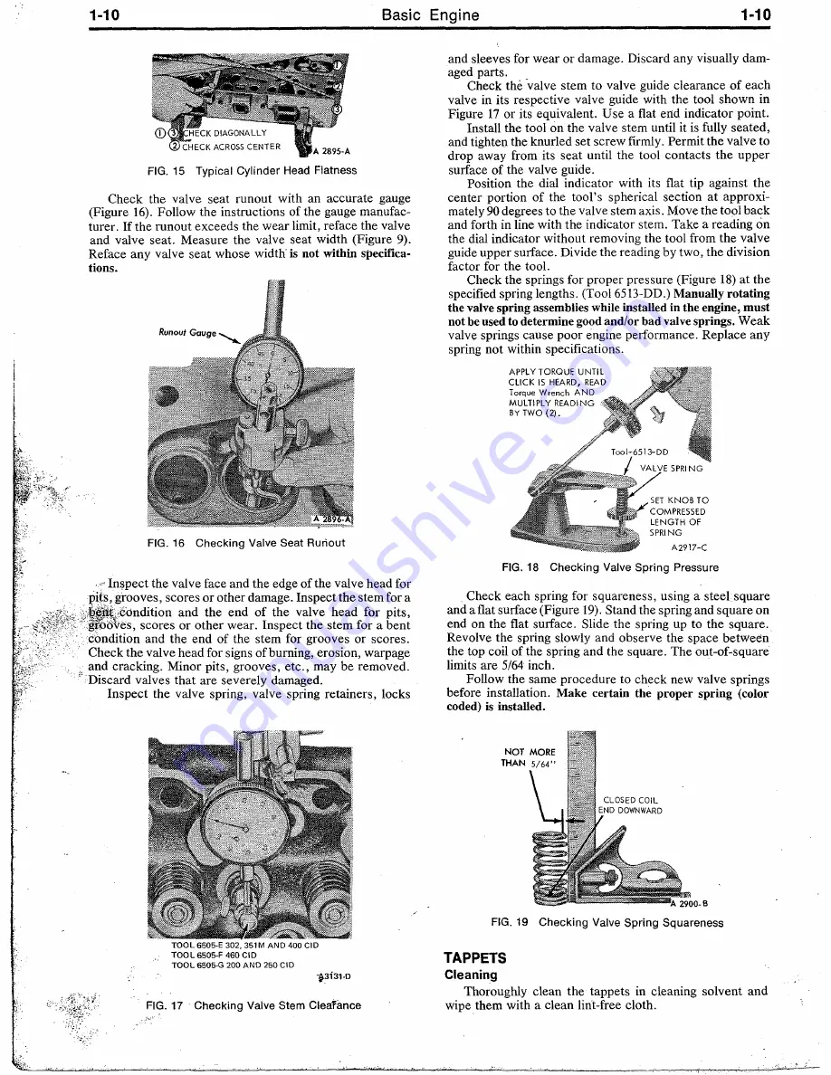 Ford 67 CID Shop Manual Download Page 12