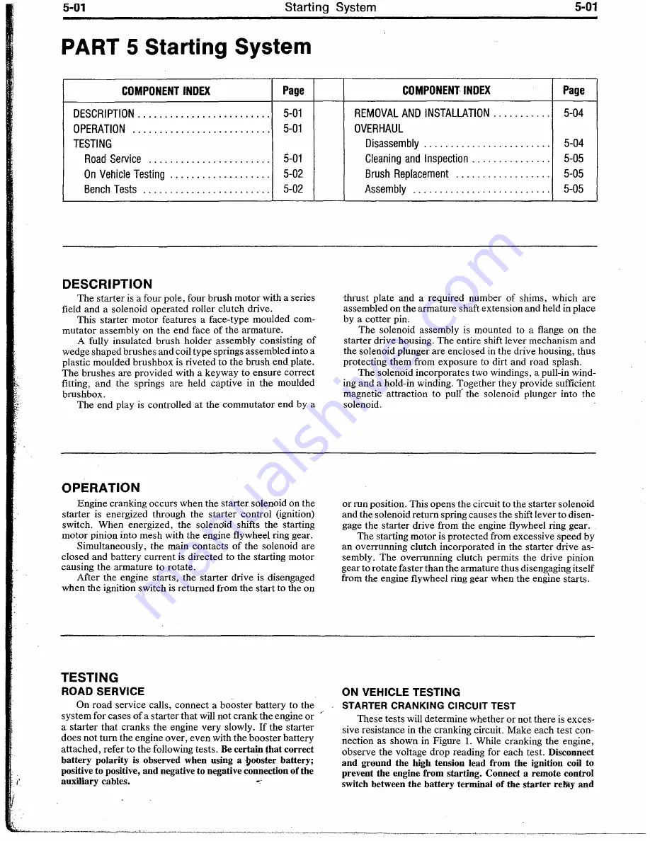 Ford 67 CID Shop Manual Download Page 60