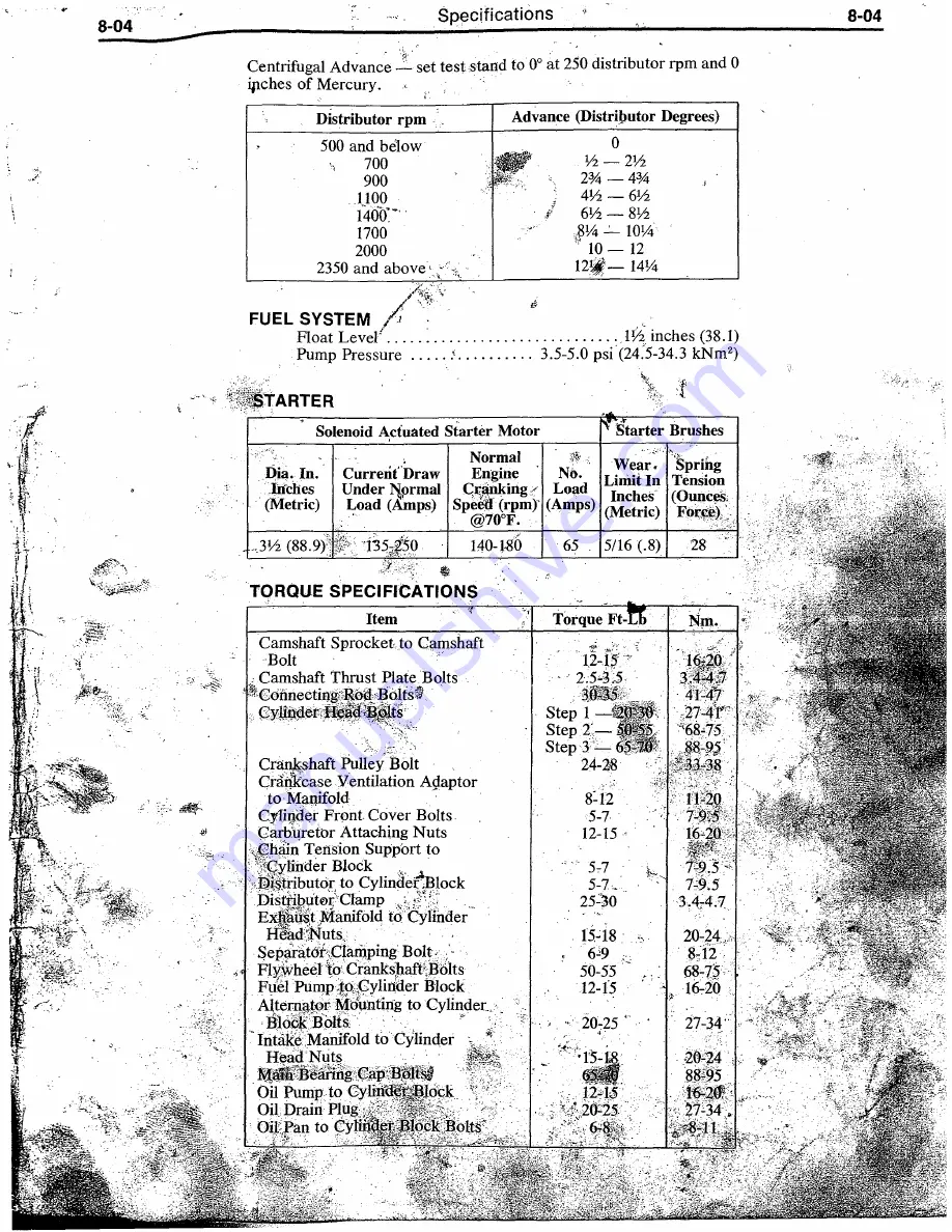 Ford 67 CID Shop Manual Download Page 73