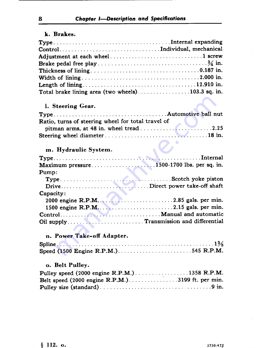 Ford 8N 1948-1952 Service Manual Download Page 10