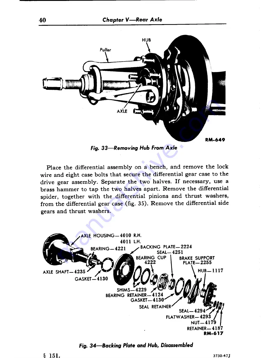 Ford 8N 1948-1952 Service Manual Download Page 42