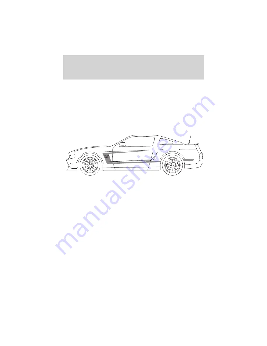 Ford Boss 302 2011 Manual Download Page 3