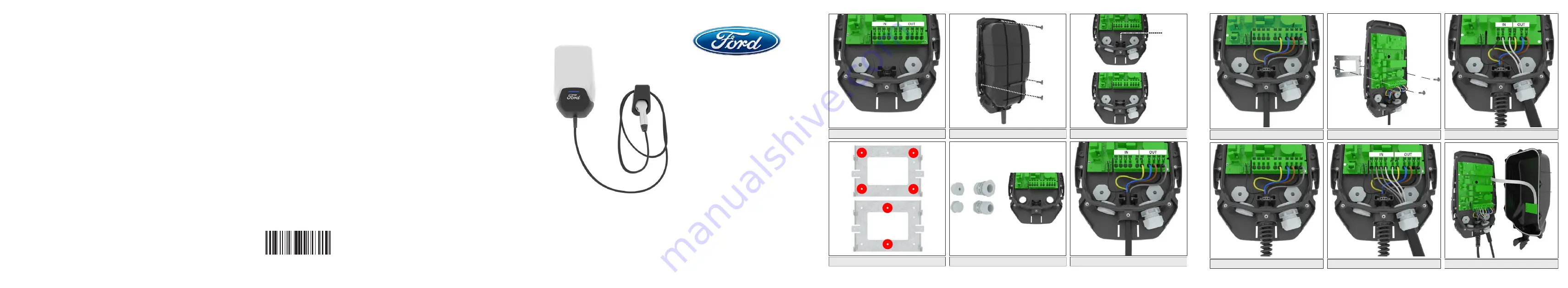 Ford Connected Wall Box 16A Three Phase Installation Manual Download Page 1