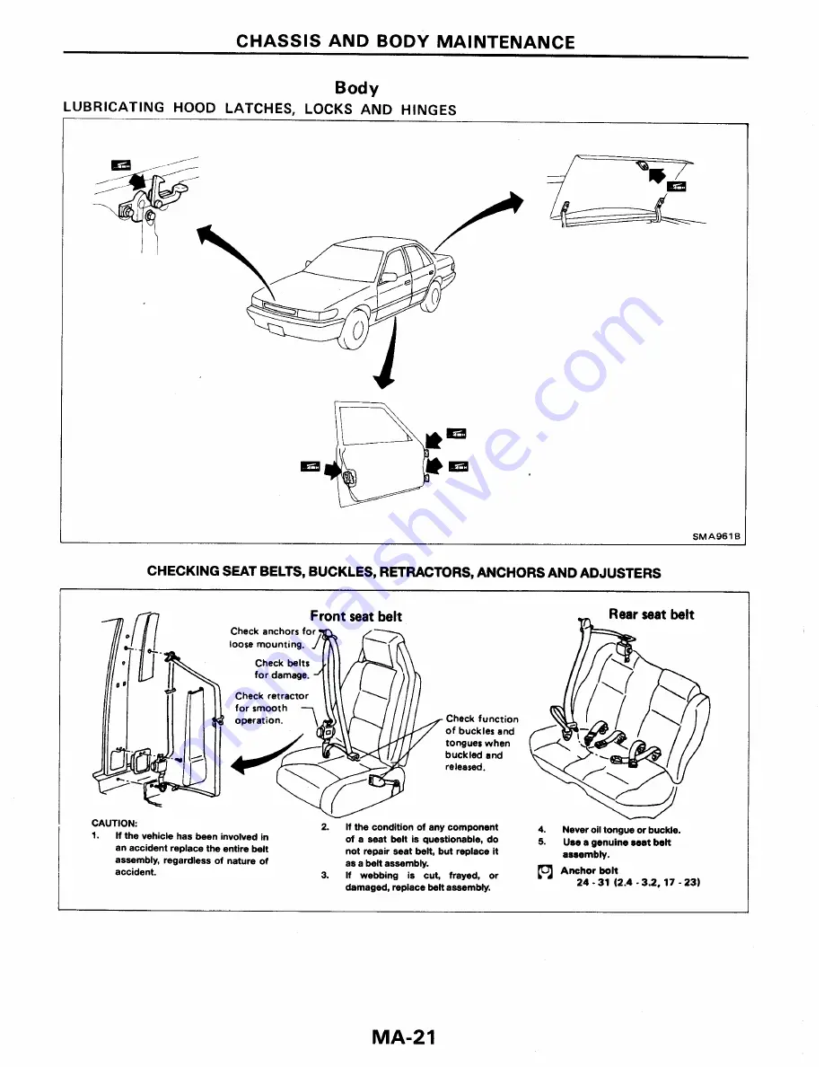 Ford Corsar Repair Manual Download Page 44