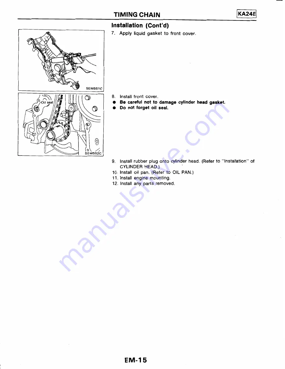 Ford Corsar Repair Manual Download Page 61