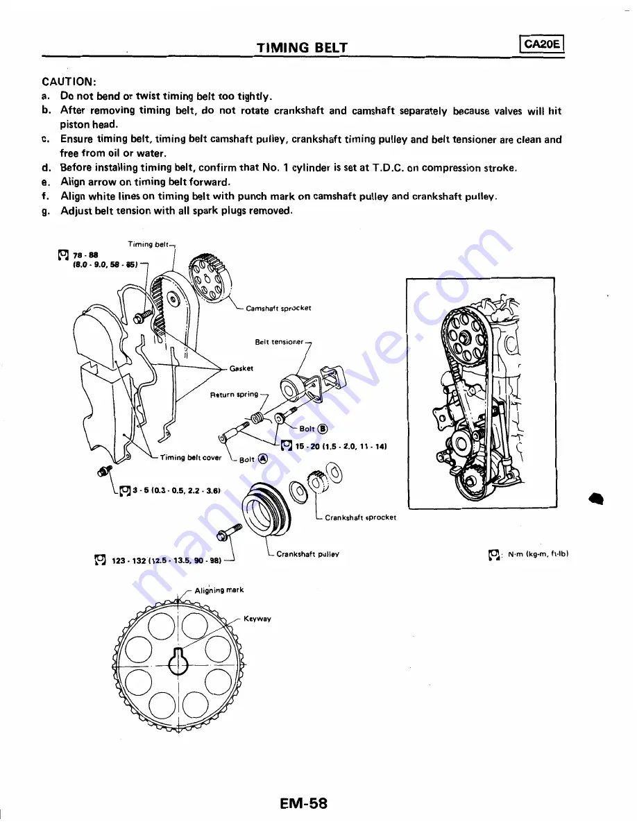 Ford Corsar Repair Manual Download Page 104