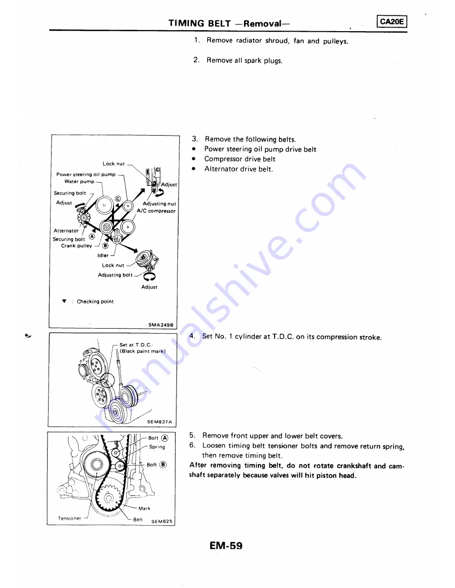 Ford Corsar Repair Manual Download Page 105